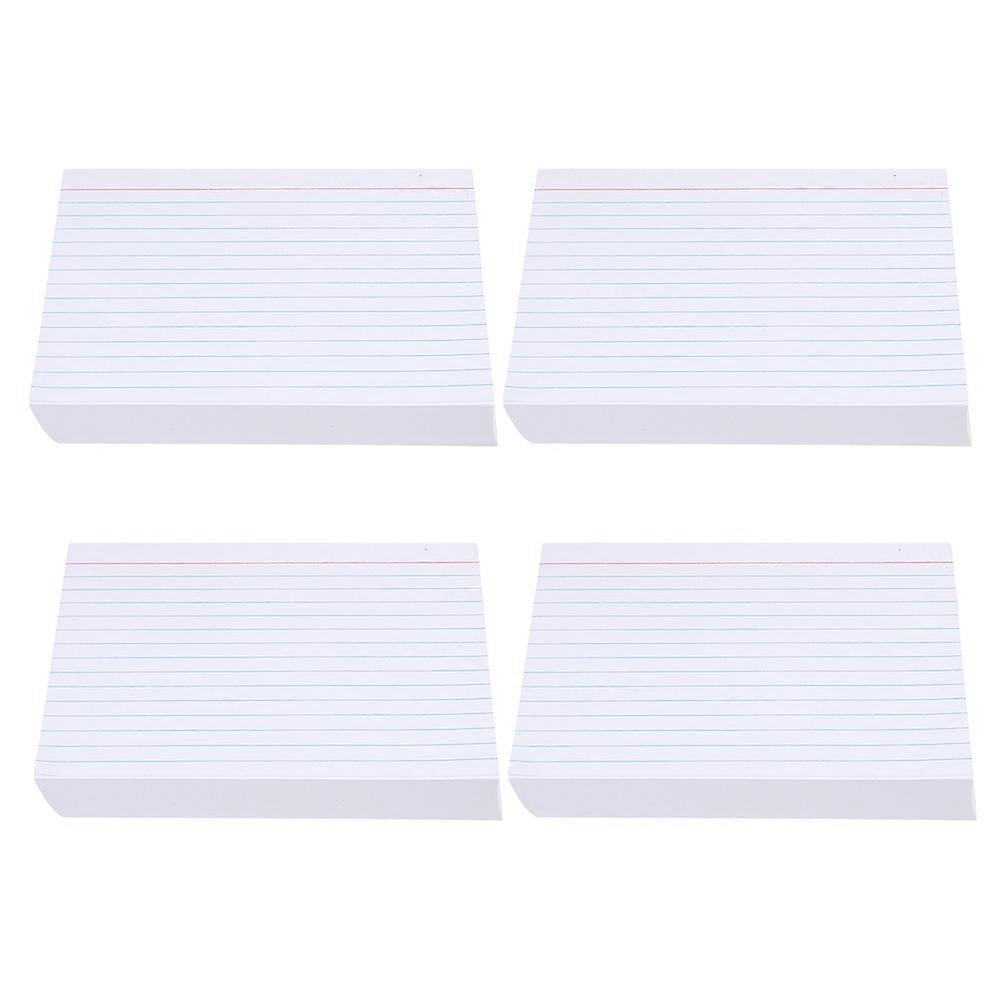 White Flashcards for Note Writing Use 200Pcs Lined Index Cards