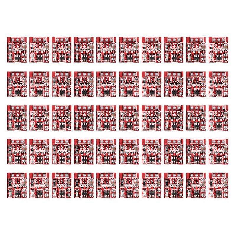 50Pcs Ttp223 Touch Button Modular Self-Locking Jog Capacitive Switch