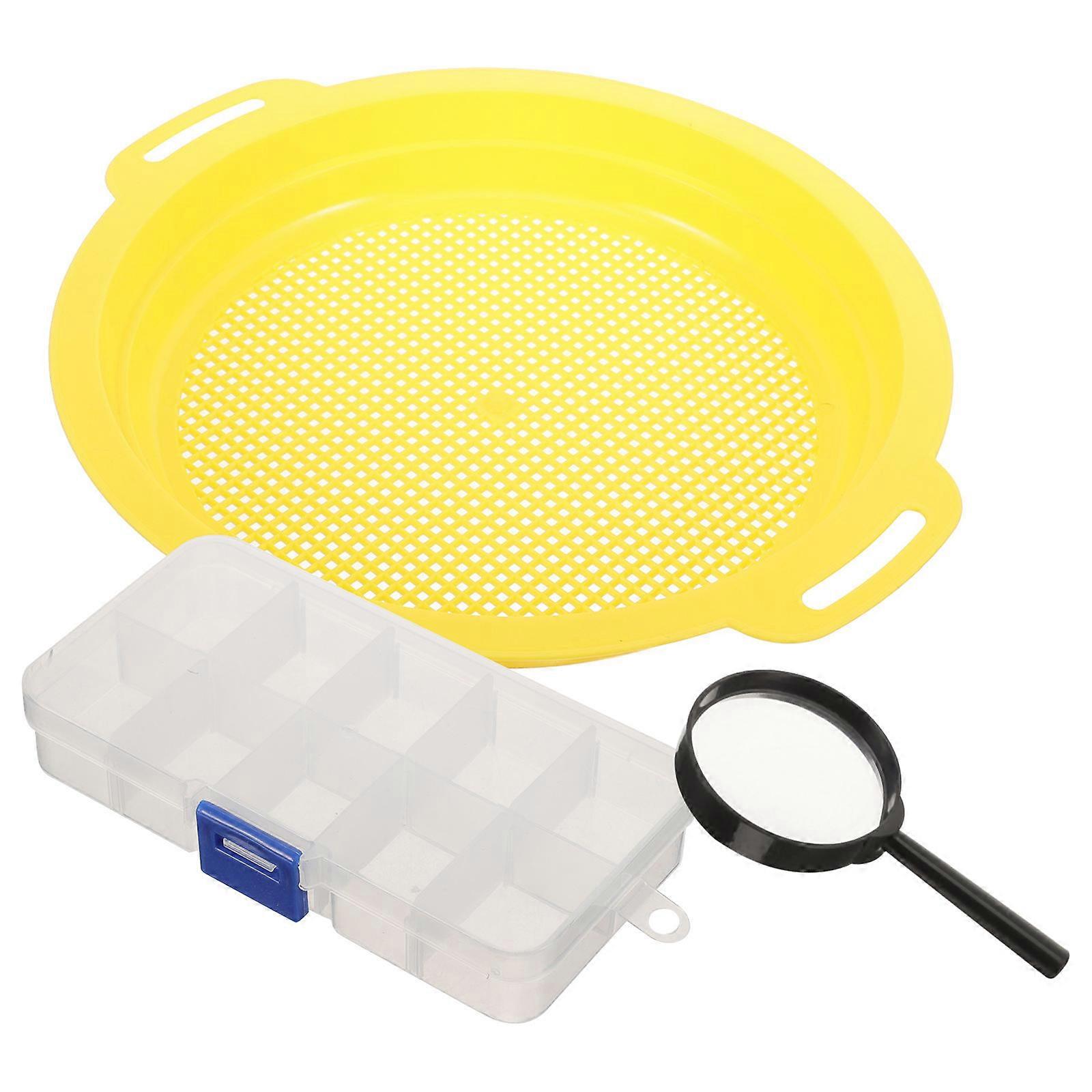Plastic Sifting Pan Gold Filter Tool for Panning 1Set Durable
