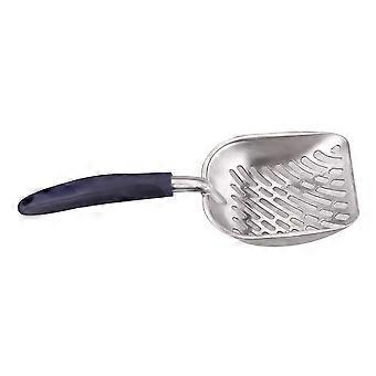 Pet Litter Scoop Long Handle for Pets 2Pcs Durable Metal Sift