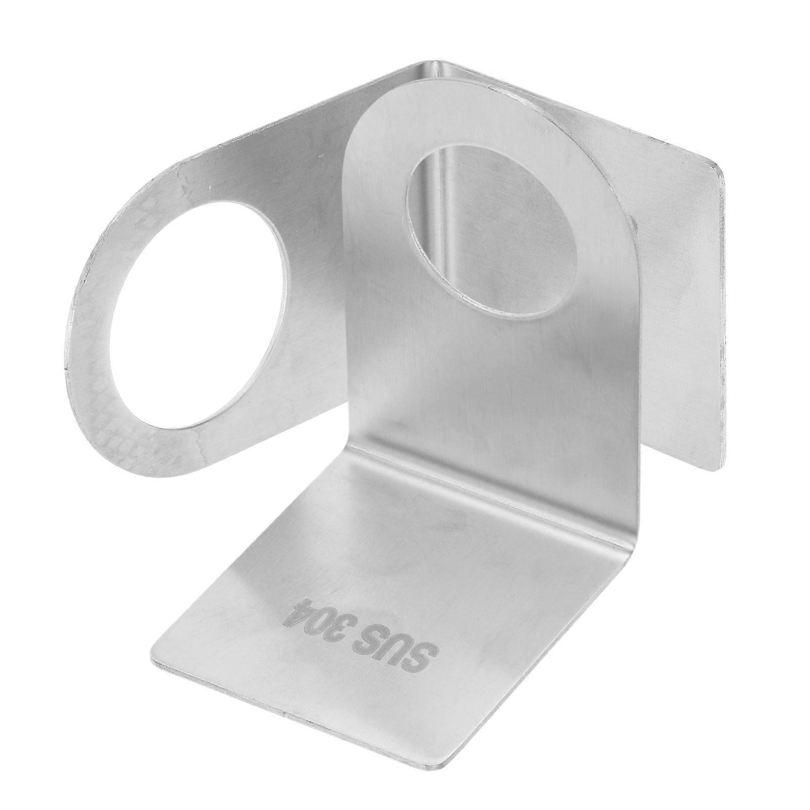 Bathroom Shower Gel Bottle Bracket Storage Rack for 4Pcs Silver