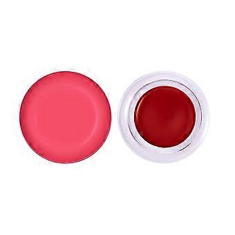 1 caja 2 en 1 Colorete en crema + Color de labios en crema Tinte para mejillas y labios Lápiz labial Colorete en crema Maquillaje de larga duración para mujer