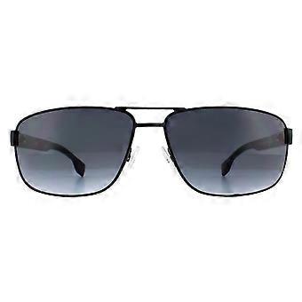 Okulary przeciwsłoneczne Hugo Boss 1035/S 003 9O Matowa czerń Ciemnoszary Gradient