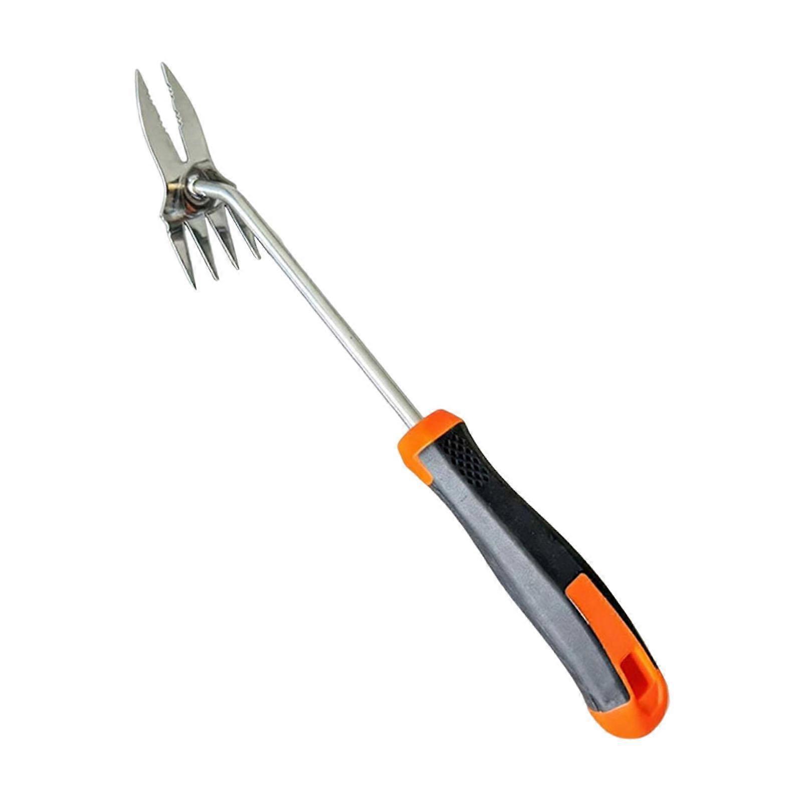 Hand Weeder Practical Ergonomic Handle Weed Remover Efficient Sturdy Weed Rake