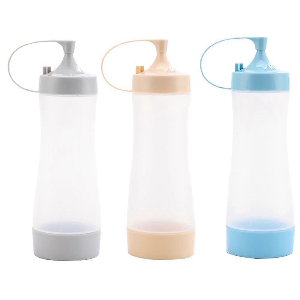 Sauce Bottles Tomato Sauce Bottles for Kitchen Use 3Pcs Assorted Color