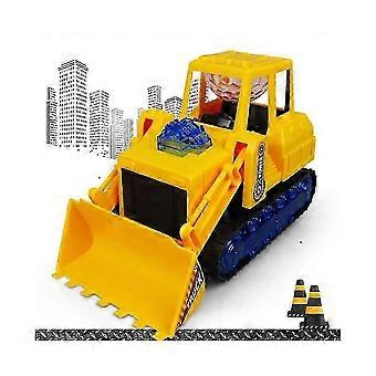 Elektrische 360 Rotation Musical LED Bulldozer Bau Auto Kinder Bildung Spielzeug