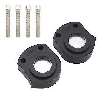 25mm Handlebar Risers Mount Spacer Kit Extend Handle Bar Adapter Para Kawasaki Ninja Zx-14r Abs & Não-abs Zzr 1400 2008-2011