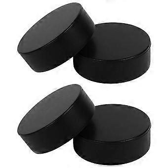 4Pcs PU Ice Hockey Puck Replacement Training Puck Competition Training Puck