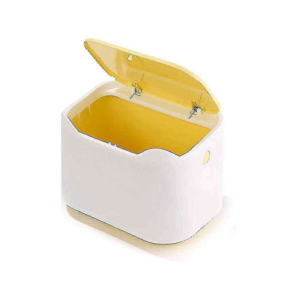 Small Desk Mini Trash Can With Lid