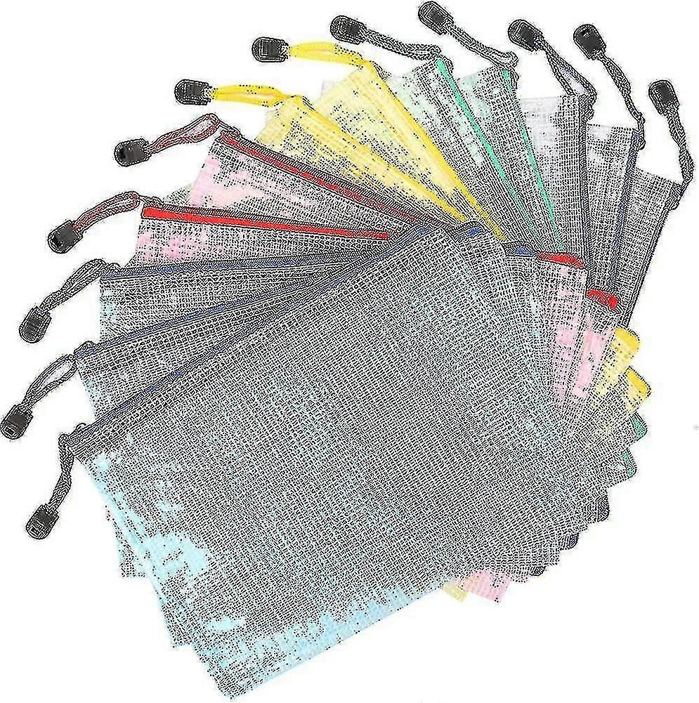 A5 Zip Document Pouch 12 Pcs Folder Package Wallet Document Pouch Folder Bag