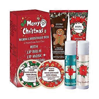 Handcreme Geschenksets für Damen – Handcreme für trockene Hände – Weihnachts-Handcreme-Geschenkset Feuchtigkeitscreme mit Handcreme, Lippenbalsam, Fußcreme