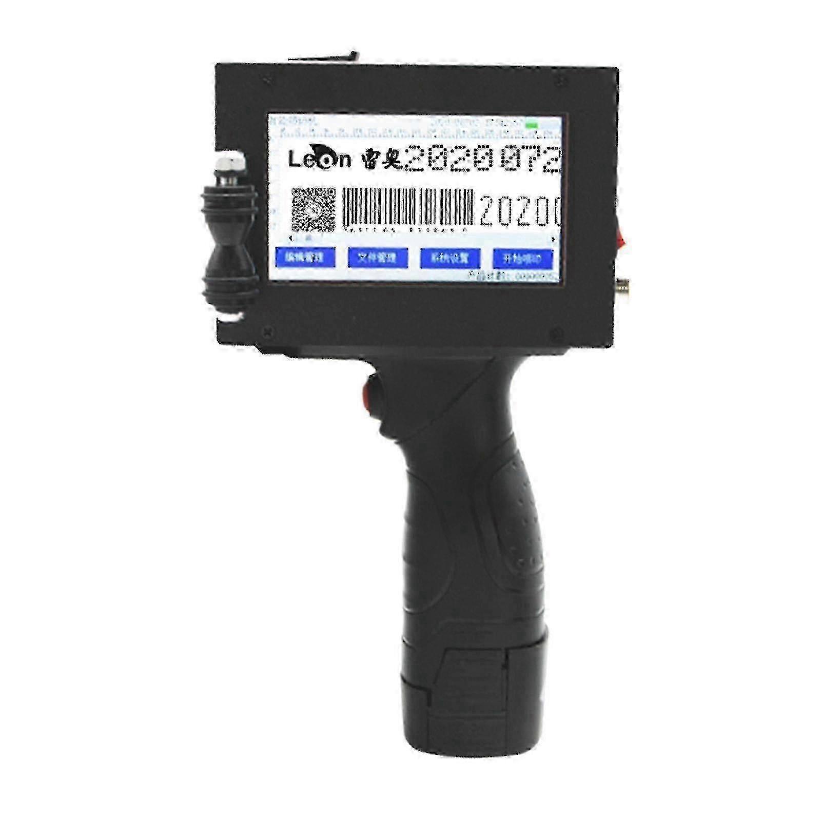 Handheld Inkjet Printer Date Time Coder Barcode Label Maker 12.7mm W/ Cartridgf8