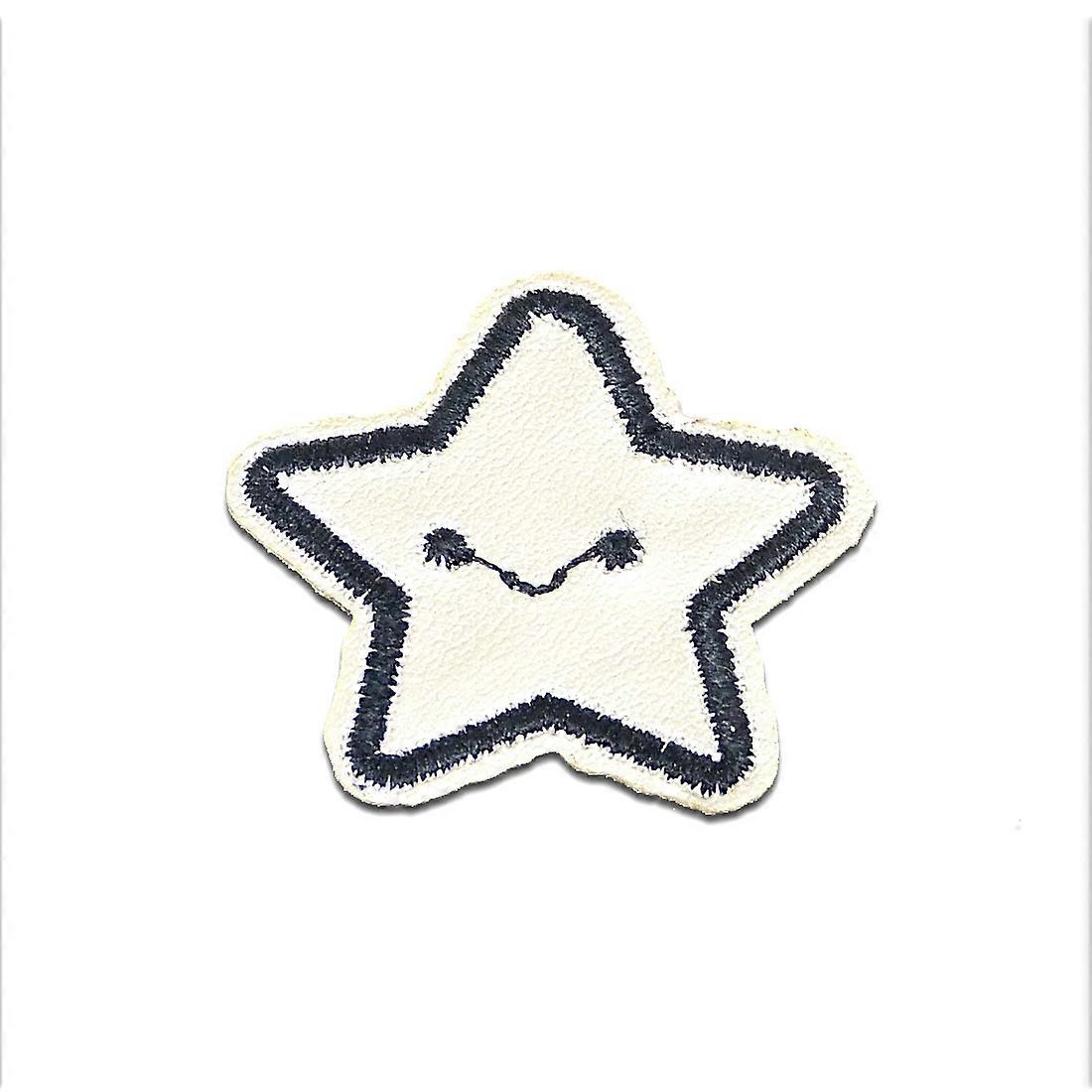 Patch - Star – silver – 3.6x3.8cm - Patch