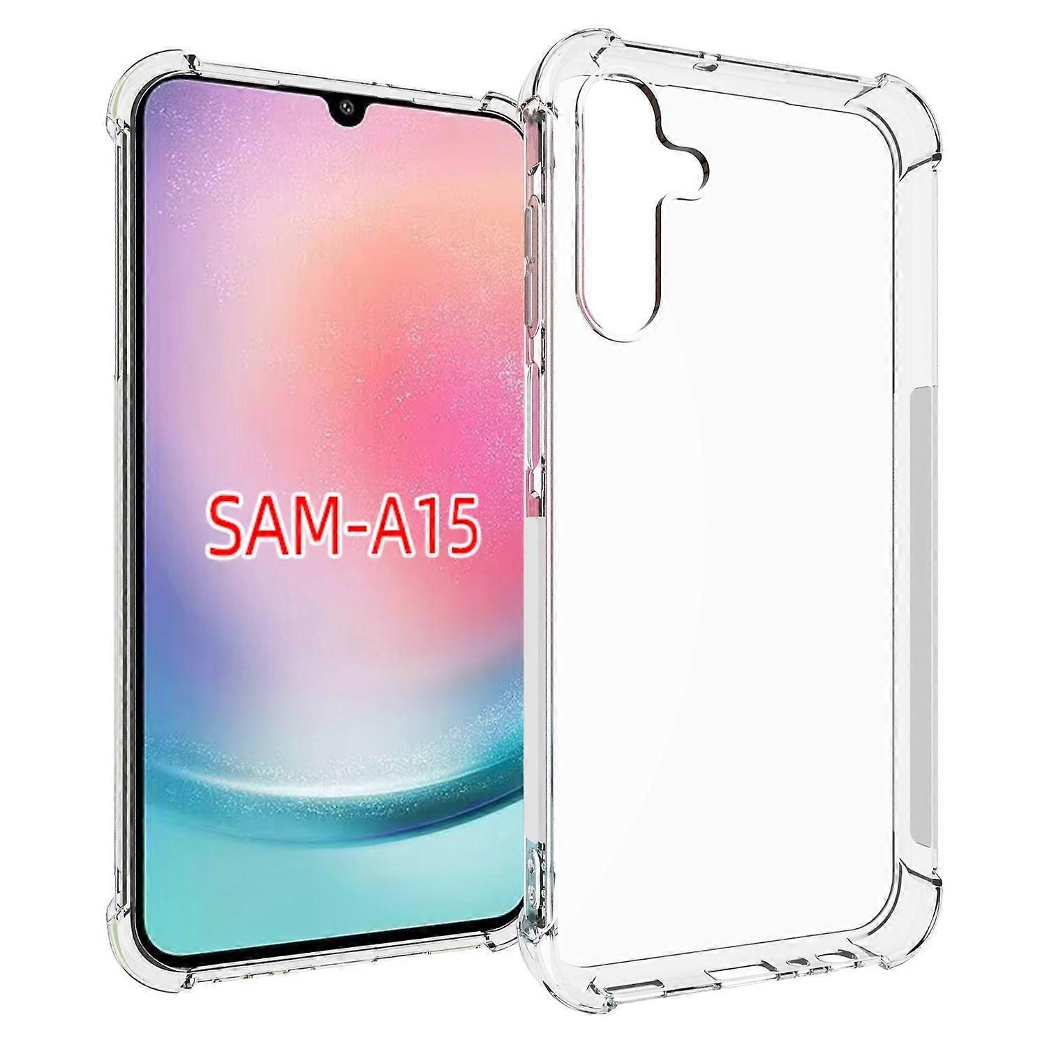 For Samsung Galaxy A15 Shock TPU Protective Case Phone Cover Transparent