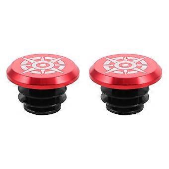 Bike Handlebar End Plugs Aluminum Alloy for Outdoor Cycling Accessories 1Pair