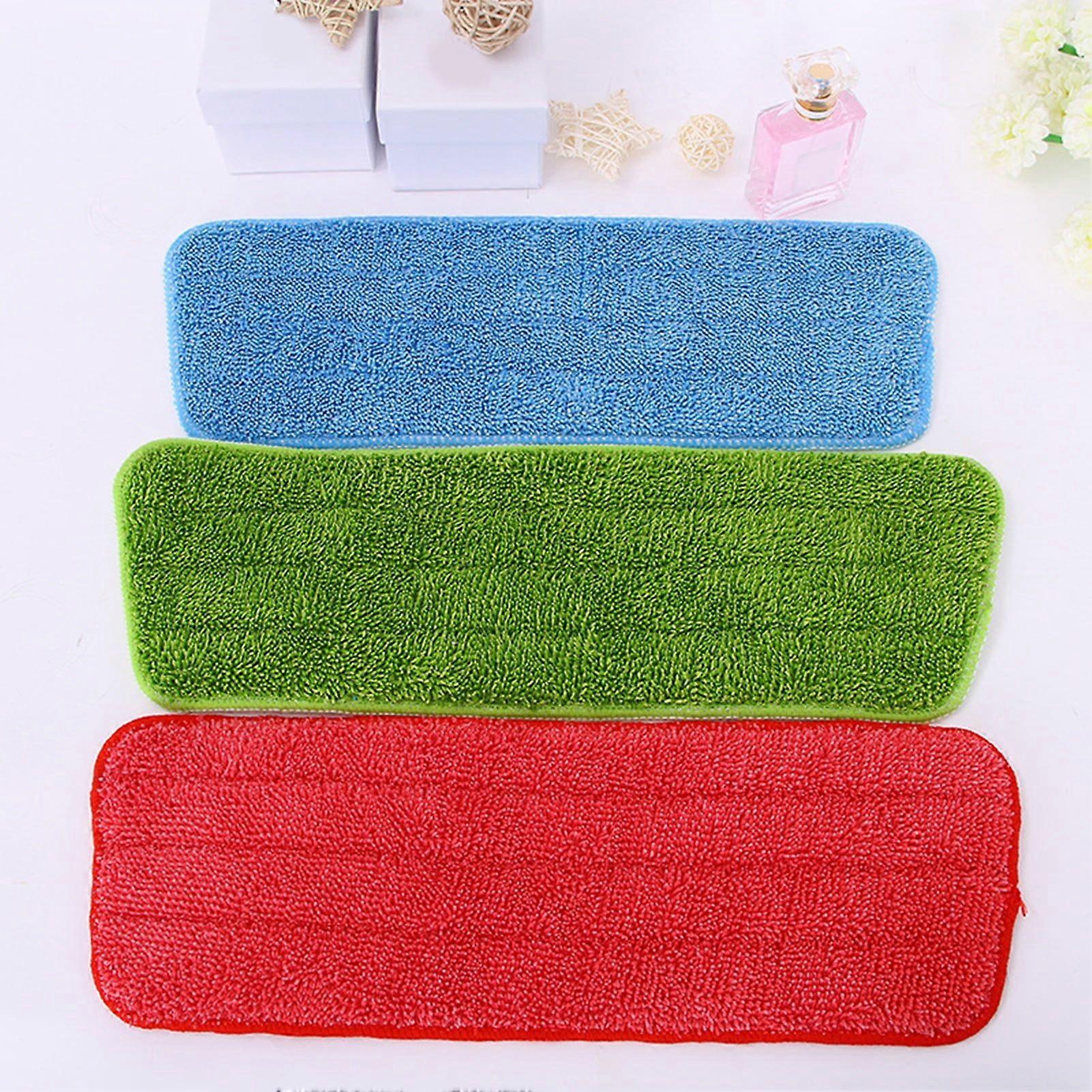 2Pcs Mop Cloth Soft Washable Effective Replacement Mop Rectangle Pads Cloth