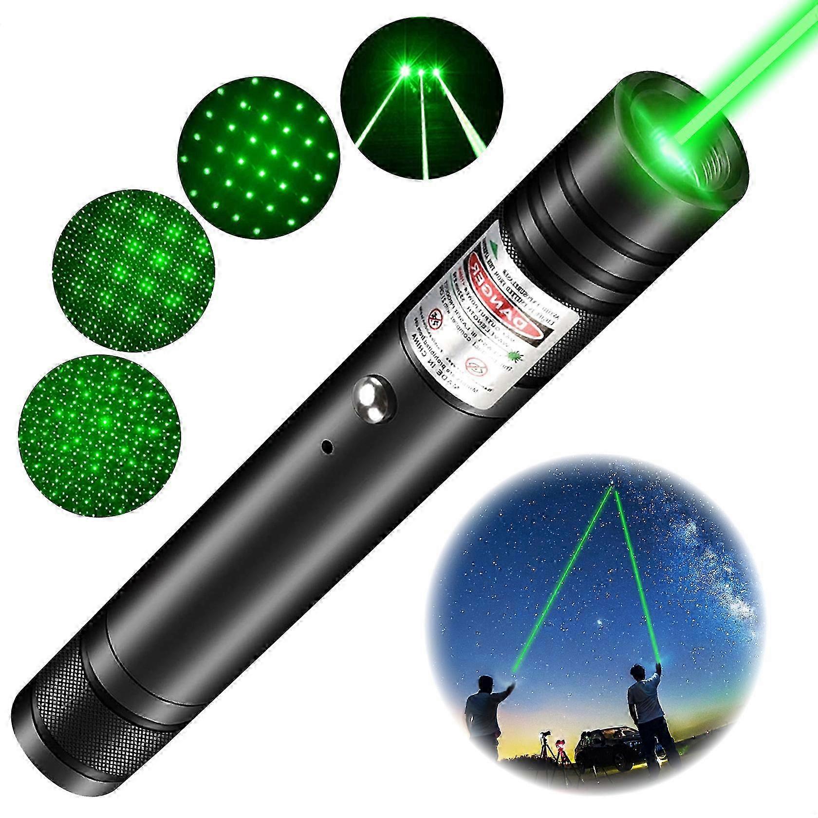2000m Long Range High Power Laser Pointer Flashlight, Rechargeable & Adjustable Focus