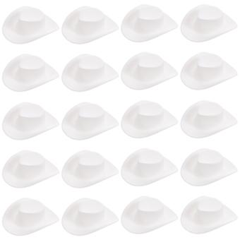 20pcs Chapéu Minúsculo Mini Chapéus Crianças Boneca Vestir Brinquedos Suprimentos para Festas