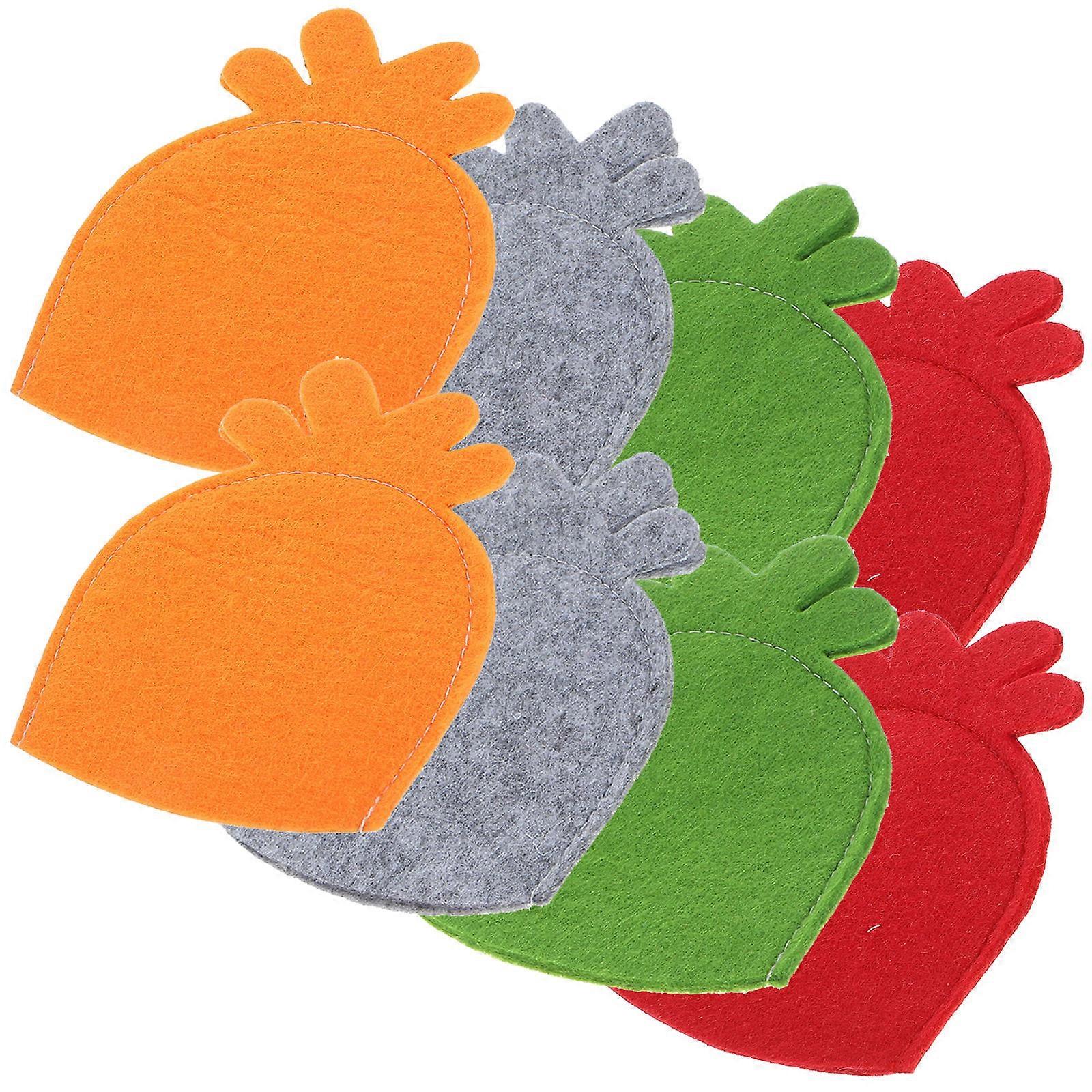 8Pcs Pineapple Shaped Easter Eggs Holder Easter Party Table Decor Easter Eggs Containers Bags
