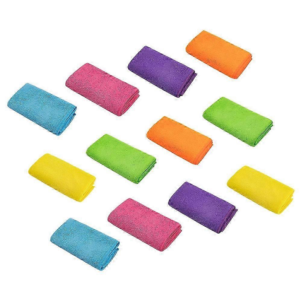 Microfiber Cleaning Cloth Absorbent Multi-Purpose Dishcloth 48Pcs Pack
