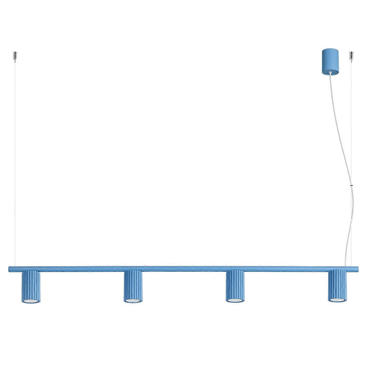 Chandelier KARBON 4 azure