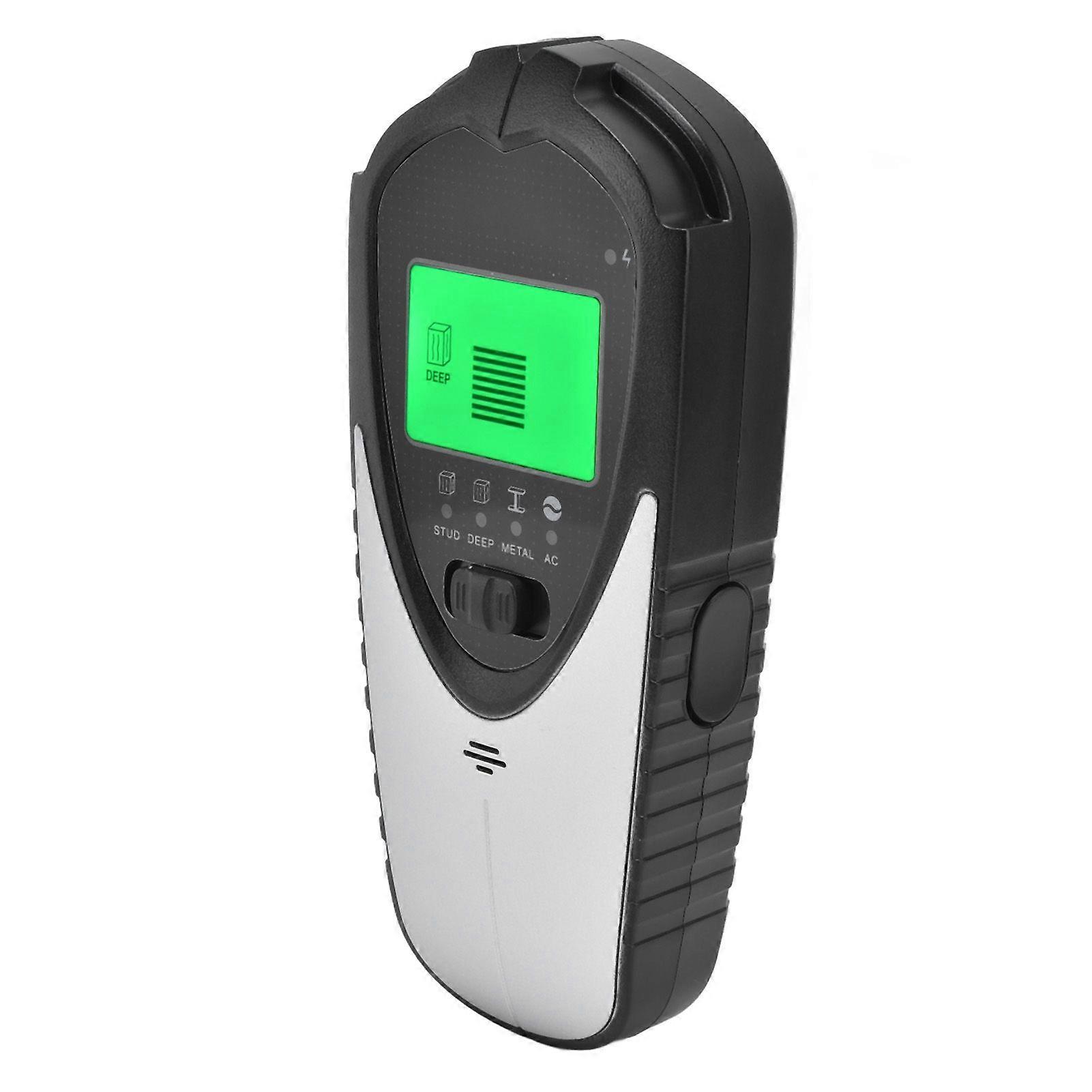 Wall Scanner 4 in 1 Function Automatic Calibration Sensor Technology LCD Display Screen Wall Stud FinderSilver(YMCAT)