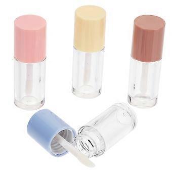 Clear Refillable Lip Gloss Tubes With Brush
