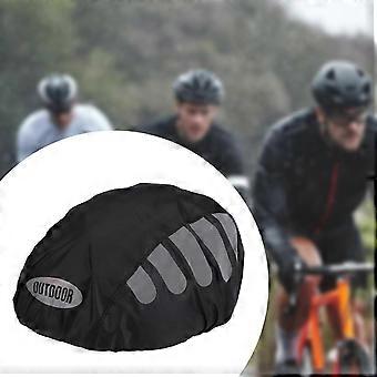 Regnslag til cykelhjelm med reflekterende design til udendørsaktiviteter