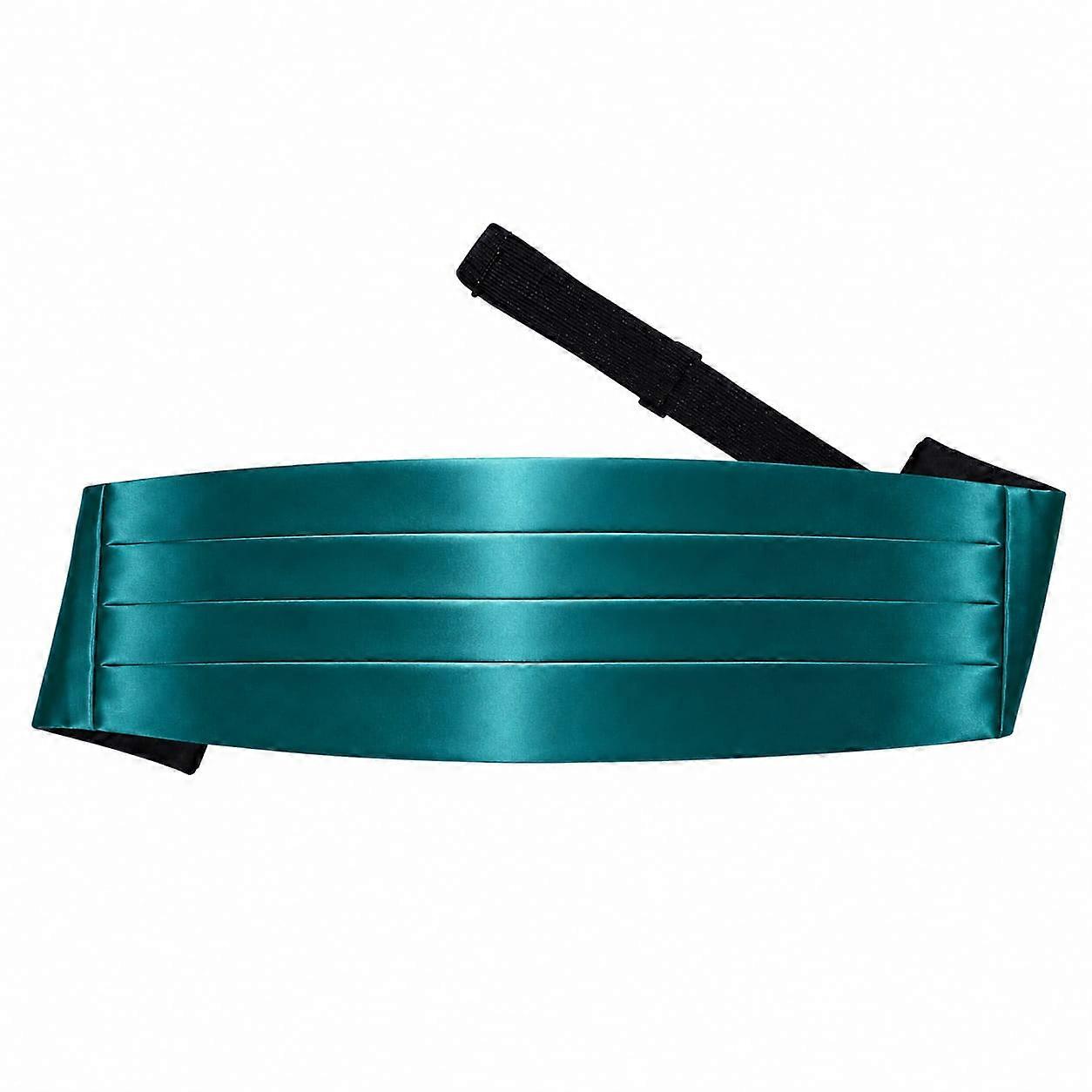 Câmpia Teal Satin Cummerbund