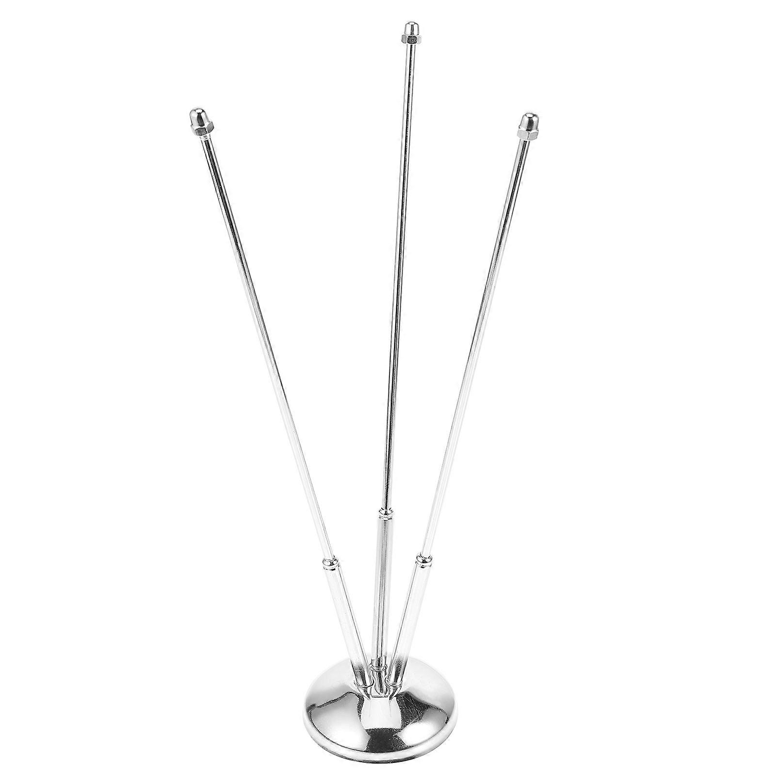 Desk Flag Pole Metal Flagpole for Desktop Use with Stable Base
