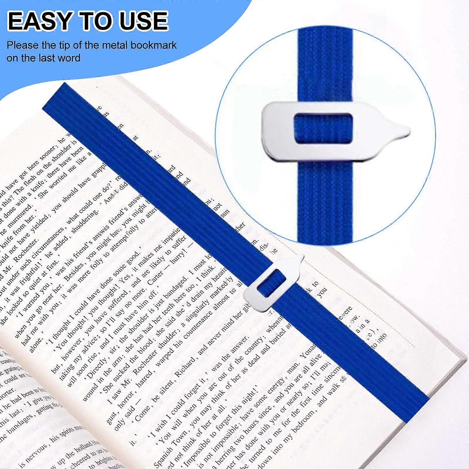 Elastic Bookmarks Stainless Steel Precise Portable