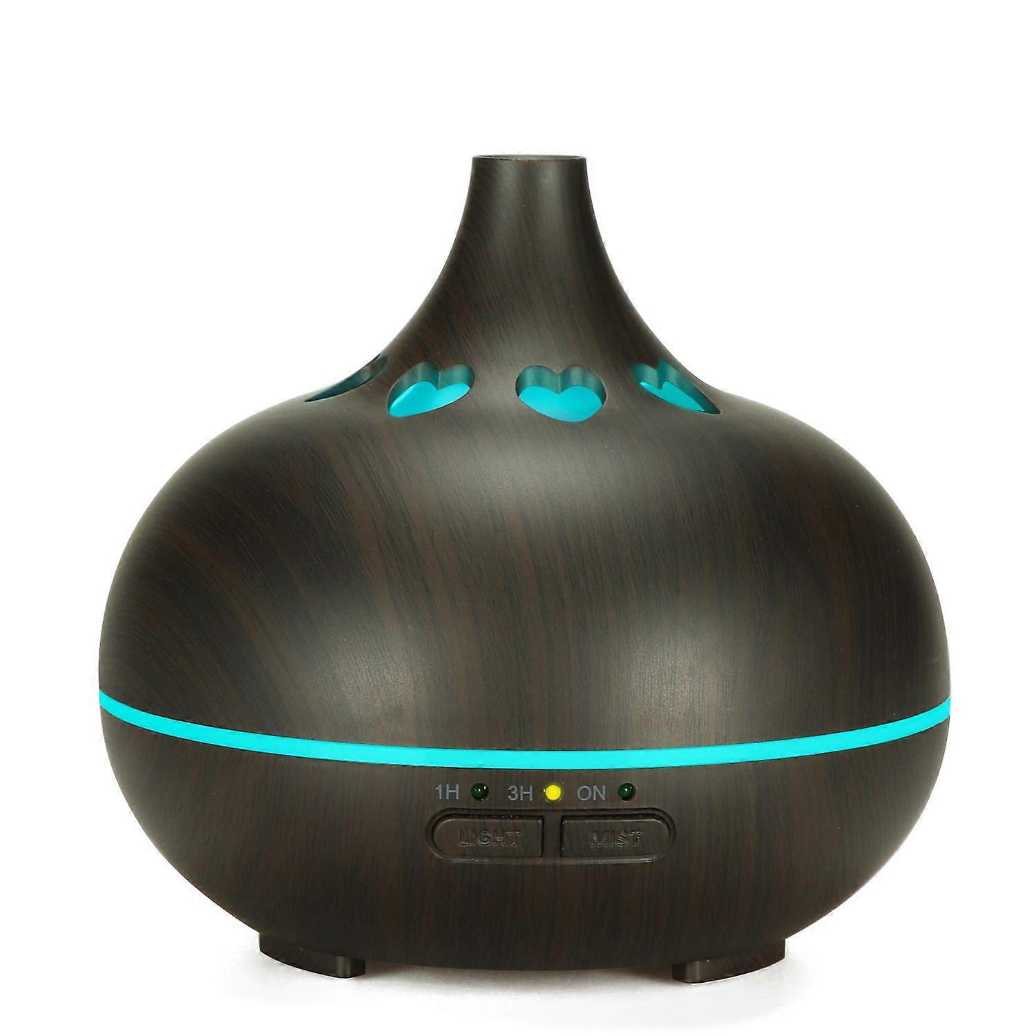 pc Essential Oil Diffuser, Aromatherapy Diffuser Humidifier, 150ML, 7 Lights, Includes USB Cable, Hollow Love Design