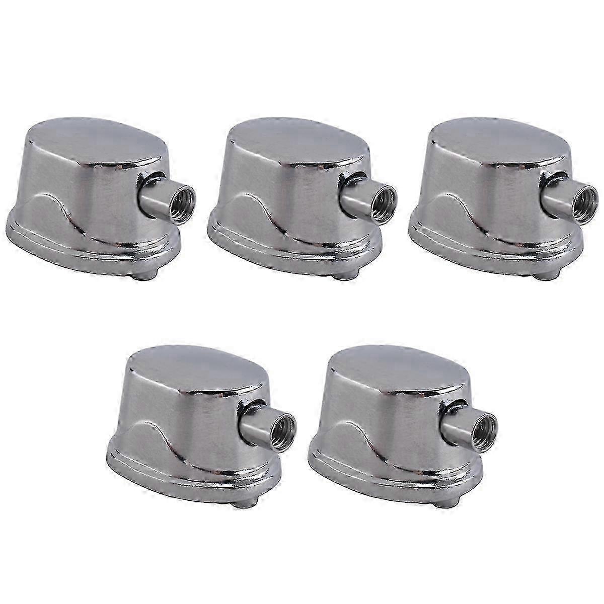 5 Pack Alloy Snare Drum Lug Rectangular Single End Claw Hook Percussion Replacement Part, Silver