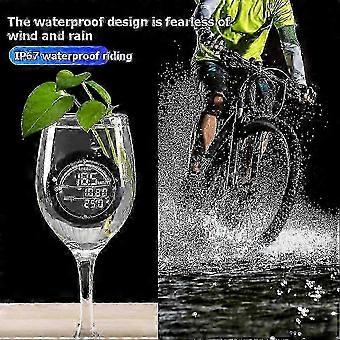 Waterproof Round Shaped Bike Computer and Cycle Odometer with Backlight Screen, yc