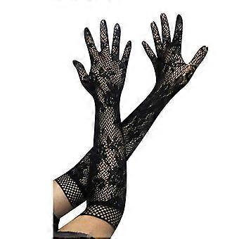 New Fashion Etiquette Gloves Long Fishnet Gloves Nets Smooth Fashion More Style