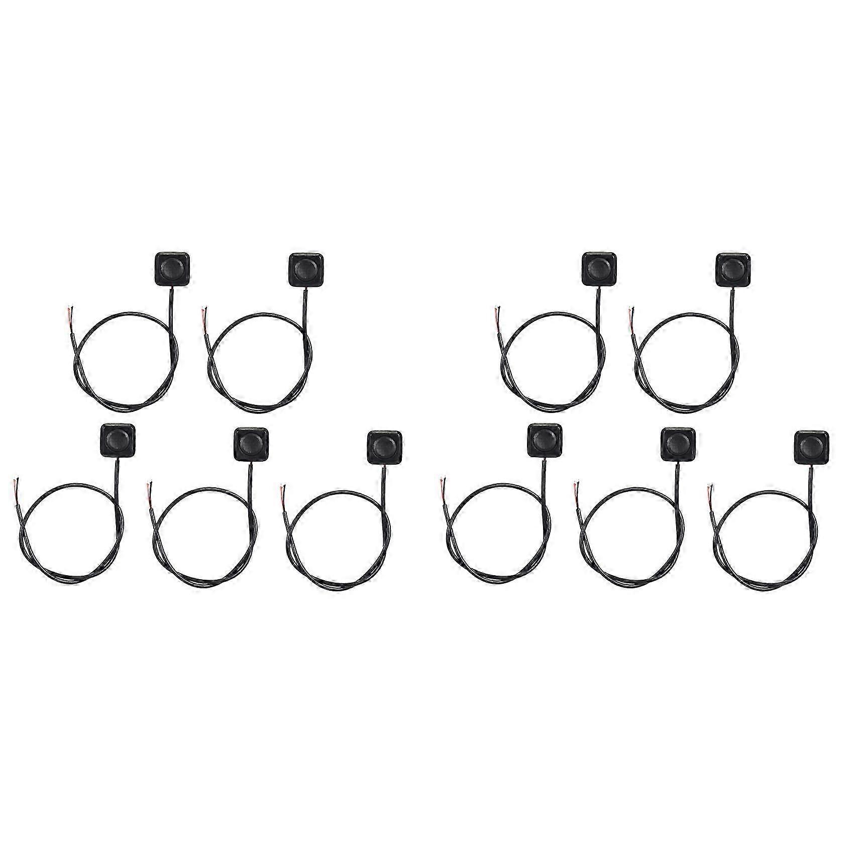 10Pcs Momentary Switch Momentary Push Button ON Off Switch 12V 24V Surface Mount Mini Button SwitchSNNGV