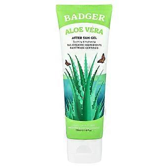 3 x Badger, Aloe Vera, After Sun Gel, Unscented, 4 fl oz (118 ml)