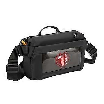 Smart LED Display Sling Bag for Men and Women, Bluetooth App Control, Waterproof Crossbody Backpack