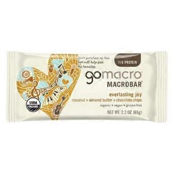 Gomacro Coconut Plus Almond Butter And Chocolate Chips MacroBar, Case of 12 X 2.3 Oz