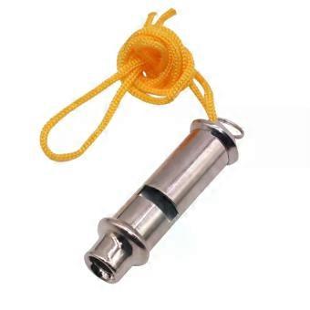 1 Stck Metall Silber Multifunktions-Anhngerpfeife Plus Nylonseil Coach Schiedsrichter Tier Taube Training Outdoor Survival Pfeife