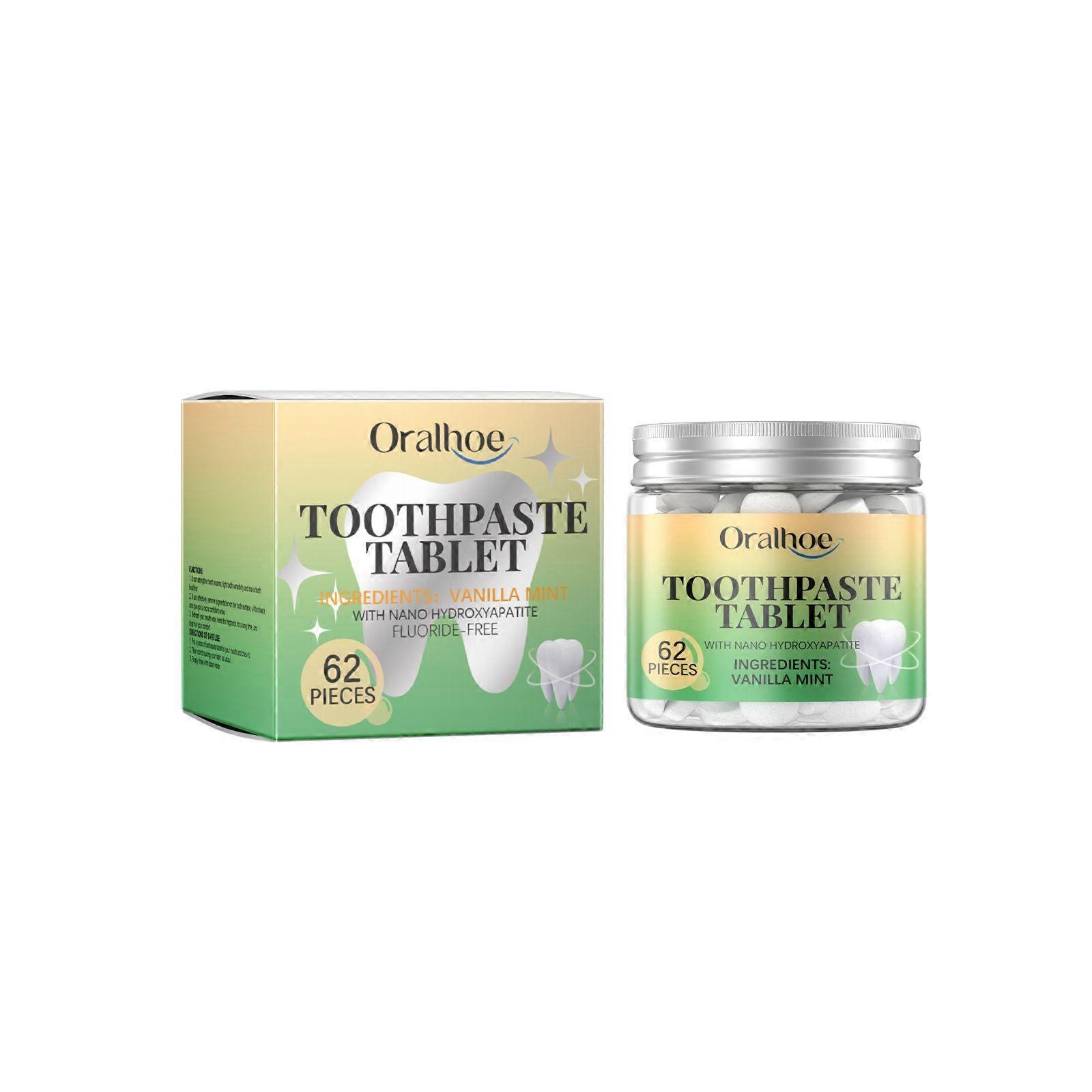 Vanilla Mint Toothpaste Tablets Contain Mint Leaf Extract And Vanilla Extract