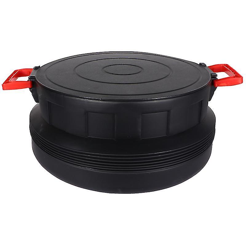 36X33cm Black Tackle Bags & Boxes 1pc 25l Practical Fishing Pail Collapsible Water Bucket Clutter St