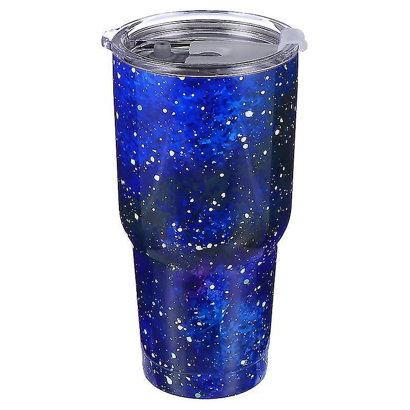 20X10x7cm Blue Tumblers 1pc Stainless Steel Cup Portable Thermal Cup Insulated Vacuum Cup For Car