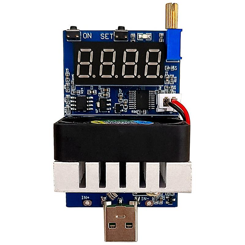 35W Usb Intelligent Electronic Load Tester Digital Display Voltmeter Adjustable Constant Current Aging Resistor Voltage