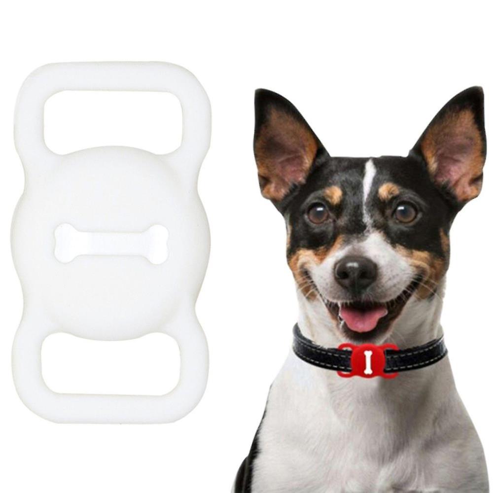 Apple Airtag Pendant Case Protective Case Silicone White