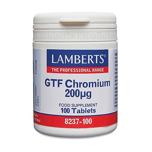 GTF chrome 100 tablets of 200μg