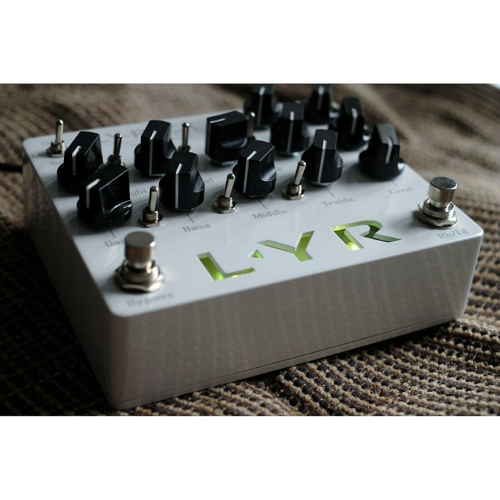 Ly-rock Lyr 3 canales Pedal de preamplificador de guitarra Pedal
