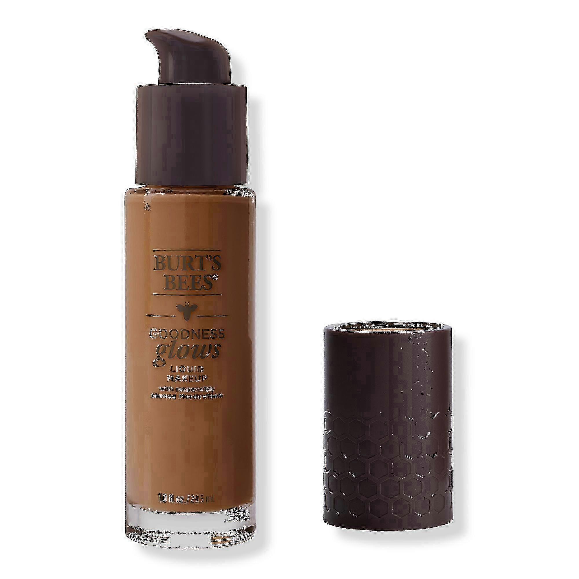 Burt's Bees Goodness Glows Liquid Foundation, Rich Brown, Oz