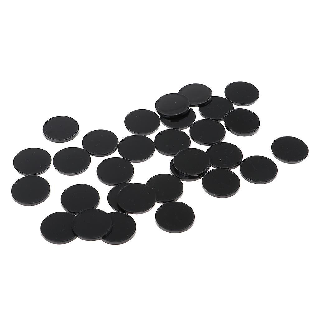 30pcs Plastic Round Base 22mm Miniature Display Stand RPG Wargames Accessory