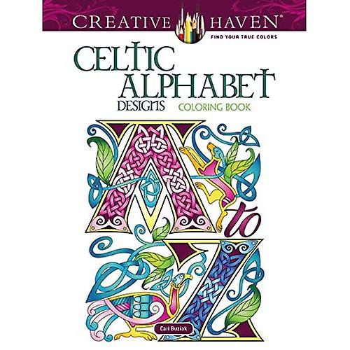Creative Haven Celtic Alphabet Designs Coloring Book